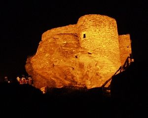 Burg Ballantine bei Nacht, © HMW